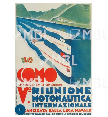 Poster Riunione Motonautica 